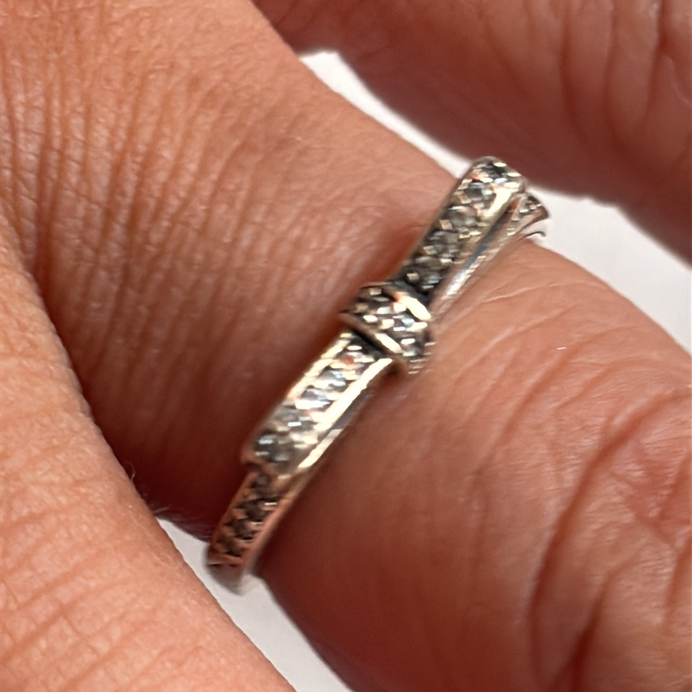 Pandora Sterling Silver Bow Ring